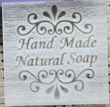 Doprava zdarma přírodní ručně vyráběné mýdlo akryl razítko razítko plísní mini diy vzory přírodní 5 X 5 cm