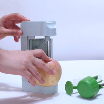 Kuchyň multifunkční brambor, cibule, zeleniny kráječ ovoce ruční rotační peeling nástroj
