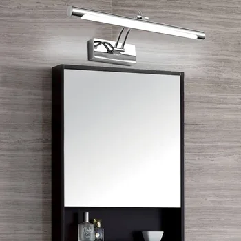 LED Zrcadlo světlo 40cm 56cm 6W 8W nerezové oceli+akryl vodotěsné koupelna lampa ložnice foyer studia svícnu osvětlení