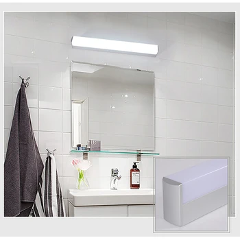 Xsky Nástěnné Svítidlo LED Zrcadlo Světlo 12W 16W 22W Vodotěsné Svícnu Lampy Svítidlo AC 110V 220V Akryl Nástěnné Koupelnové Osvětlení