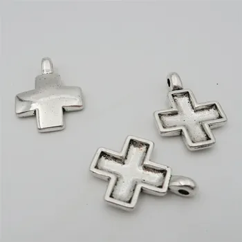 10 kusů starožitné pramene malé kříž přívěsek Náhrdelník přívěsky šperky nalezení dodavatelů, D-3-77