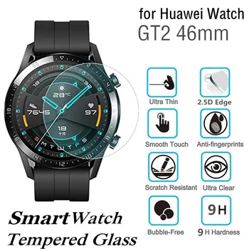 100ks Tvrzené Sklo pro Huawei Watch GT 2 46mm Chytré Hodinky Screen Protector D38.5 mm Ochranný Film