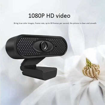 1080P Webcam Full HD Počítač Kamera s Mikrofonem 2 Miliony Pixelů pro Domov, Kancelář, Živé Vysílání
