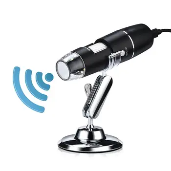 1080P WI-fi 1000x Digitální Mikroskop, Lupa, Fotoaparát 8 LED S podstavcem pro Android ios iPhone iPad microscopio digitální mikroskop