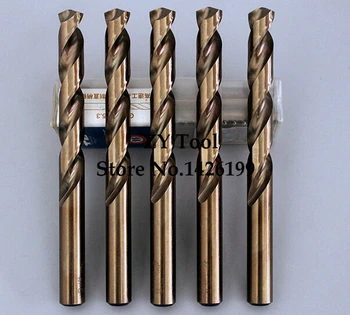 10PCS 1.0 mm~8.0 mm M35 Kobaltové vrtáky HSS-CO Twist Vrtací Bity Pro Nerezové Oceli (1.0/1.5/2/2.5/3/4/4.5/5/5.5/6/6.5/7/8mm)
