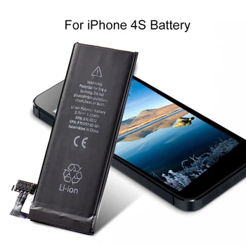 1430mAh 3,7 V Baterie Pro iPhone 4S Vnitřní Náhradní Baterie Vestavěný Lithium Baterie pro iphone A1387 Zařízení