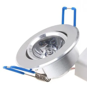 1ks LED Žárovky Lampa 3W RGB 16 Barev, Bodové Světlo, AC85-265V + IR Dálkové Ovládání RGB LED Stropní Downlight