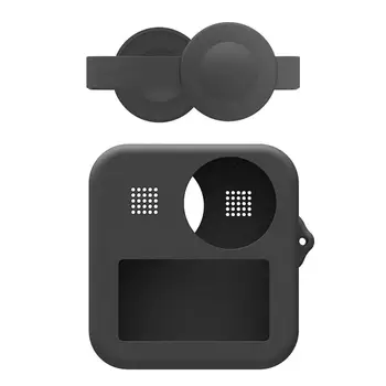 1KS Měkké Silikonové Pouzdro pro GoPro Max Dual Lens Caps Případě Protector Plný Kryt, Vodotěsná Akční Kamera, Příslušenství, Shell TXTB1