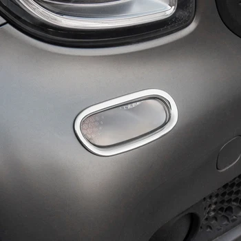 2 ks Auto Turn Lampa Dekorace Kryt Car Styling Příslušenství Exteriér Trim Ochranu Pro Mercedes Smart fortwo 453