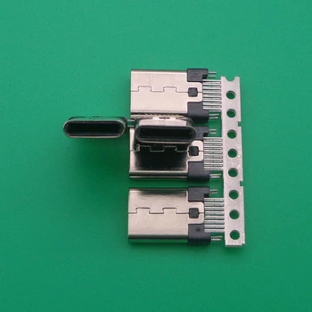 20-100KS 20pin USB-C USB 3.1 Typ C Samec Konektor Samice jack / Zásuvka Konektor SMT Svařování Typ nabíjecí port napájecí konektor doku