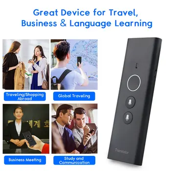 2019 Online Translator Portable Traductor 40 Jazycích Hlas Cestovní Dva-způsob Okamžité Inteligentní Překladatel Hotspot Zařízení