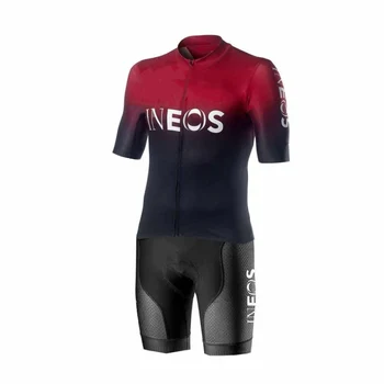 2019 pro tým ineos červené jednoho kusu cyklistický dres skinsuits závodní obleky MTB Ropa Ciclismo Kolo speedsuit maillot GEL PAD