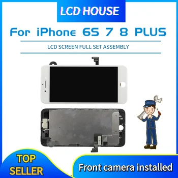 2020 Kompletní Set LCD Displej Pro iPhone 6S 7 8 Plus úspěšně Absolvováno 3D LCD Dotykový Displej Pro iPhone 6S 7p 8p Výměna Přední Kamery