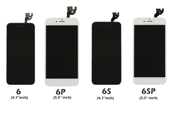 2020 Kompletní Set LCD Displej Pro iPhone 6S 7 8 Plus úspěšně Absolvováno 3D LCD Dotykový Displej Pro iPhone 6S 7p 8p Výměna Přední Kamery