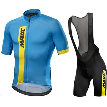 2020 mavic Cyklistické Oblečení MTB Cyklistické Oblečení Ropa Ciclismo Kolo jednotných Cyklu tričko Závodní Cyklistika Jersey Suit 20D gel