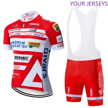 2020 NOVÉ ANDRONI Pro Cyklistické Oblečení Cyklistické jersey Quick Dry Cyklistické oblečení pánská letní týmu Cyklistické Dresy 20D kole šortky set