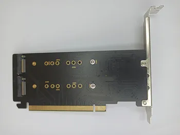 2020 NOVÉ karty adaptéru PCI-E 16X NA 4P NVMe SSD Podpora RAIDO , PCI-E 16X, ABY 4KS M. 2 (PCIe protokol)