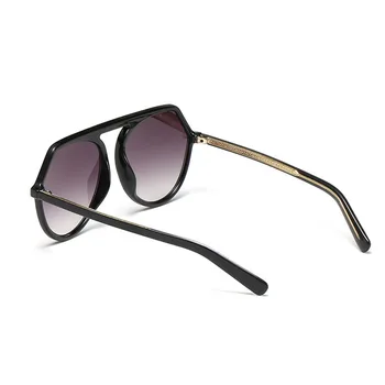 2020 Nové Módní TR90 Kulaté sluneční Brýle, Ženy, Vintage Vysoce Kvalitní Ploché Horní Rám Sluneční Brýle Pro Ženy Oculos de sol UV400