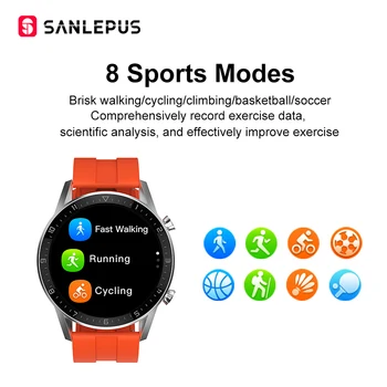 2020 SANLEPUS Chytré Hodinky Volání Bluetooth Smartwatch Pro Muže, Ženy IP68 Vodotěsné Sportovní Fitness Náramek Band Pro Android, Apple