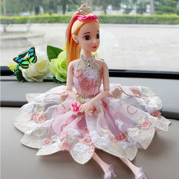 30CM Girl Doll Dress Up Oblečení a Doplňky pro Svatební Fialové Paví Princezna Šaty Set Auto BJD Panenku Holka, Hračky, Oděvní Doplňky