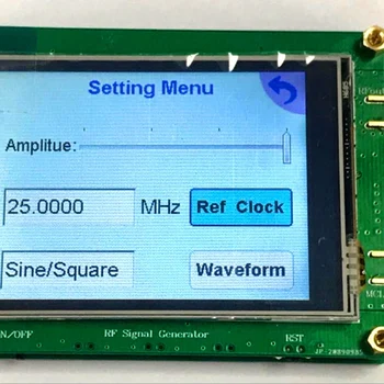 35-4400M ADF4351 RF Signálu Zdroj Signálu Generátor Vlna / Bod Frekvence Stiskněte Sn LCD Displej Ovládání