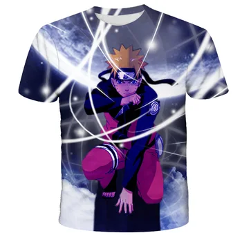 3D chlapci T-Shirt Japonsku Samuraj Bojovník Naruto Uchiha Sasuke Itachi Harajuku Streetwear Diablo stylu T-Shirt dítě Dárek Oblečení