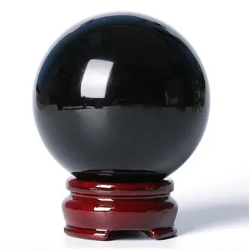 4-10cm Přírodní obsidián míč dekorativní koule 1ks