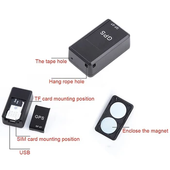 400mAh Mini Přenosná Magnetická GPRS Lokátor Anti-ztracené Nahrávání Globální Sledovací Zařízení pro Auta Smart Activity Tracker pro Auto