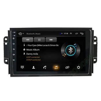 4G DSP Android pro Chery Tiggo 3 3x Tiggo 2 Auta Multimediální video Přehrávač, GPS Navigace, BT Rádio Stereo autoradio NE DVD 2 Din