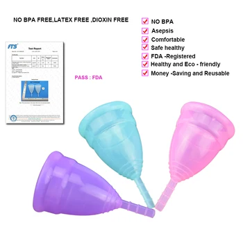 50 Ks/lot menstruační cup copa menstruační de silicona medica menstruelle sběratel menstruační lady cup copa mestrual Aneercare