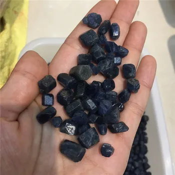 50g vzácné kvalitní přírodní kameny a minerály modrý korund surový drahokam léčení krystaly pro výrobu šperků DIY
