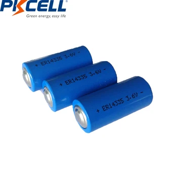 5kusů PKCELL 3.6 V 2/3AA Lithiová liSOCL2 baterie ER14335 14335 baterie 1650mah primární baterie vyměňte za TADIRAN TL-4955