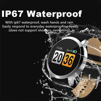 696 Q8 Muži Chytré Hodinky Pánské Fitness Srdeční Frekvence Trackrt IP67 Vodotěsné Náramek Sledovat Sportovní Náramek Pro Android IOS