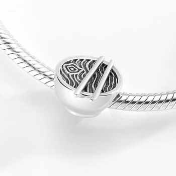 925 Sterling Silver Kreativitu Vytáhl Nudle kuchyně Korálek jemné Šperky, aby se vešly Původní Evropské Přívěsky DIY Náramky