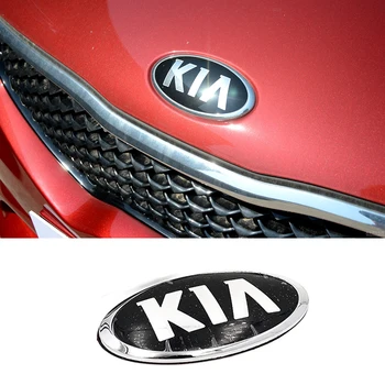 ABS Slitiny Chrome Nálepka pro KIA K4 K5 K2 K3 KX3 Cerato Forte Auto Mřížka Přední Kufr Znak Zadních výklopných dveří Vnější Úprava