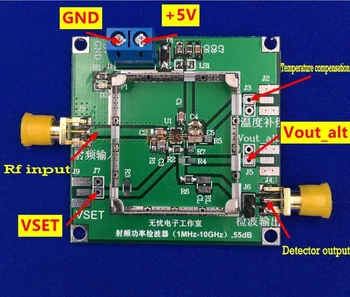 AD8317 1MHz do 10GHz RF Power Meter Detektoru Napájení Detektoru pro Zesilovače