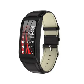 AK12 Smart band Barva hodinek Ženy Zdraví Sportovní Náramek Ip68 Voděodolný Chytrý Náramek Kožený Náramek PK X3 chytré hodinky