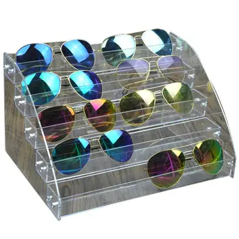 Akryl sluneční Brýle Organizátor Brýle Skladovací Zásobník Box Jasné, Brýle, Zobrazení Případě, že Držitel #4O