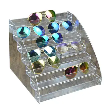 Akryl sluneční Brýle Organizátor Brýle Skladovací Zásobník Box Jasné, Brýle, Zobrazení Případě, že Držitel #4O
