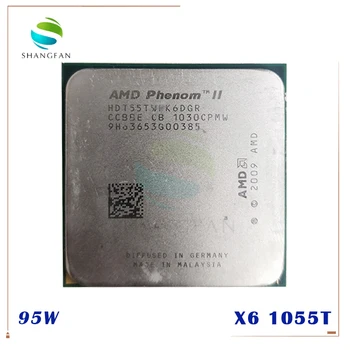 AMD Phenom X6 1055T X6-1055T 2.8 GHz Six-Core CPU Procesor HDT55TWFK6DGR 95 W Socket AM3 938pin