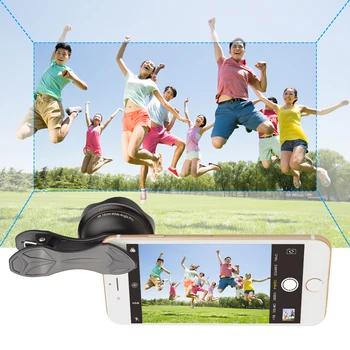 APEXEL 2019 Nové HD 15mm Širokoúhlý Objektiv Bez zkreslení telefon objektiv fotoaparátu pro iPhone 7 8 plus, Samsung, Xiaomi dropshipping