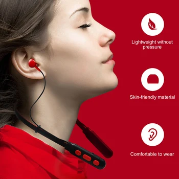 B11 Bezdrátová Sluchátka Bluetooth Sluchátka Visí na Krku Styl Handsfree in-Ear Sluchátka Stereo Zvuk