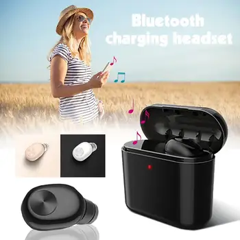 Bezdrátový Bluetooth Headset BL1 Přenosné Bezdrátové Bluetooth 4.2 Ucho Bud Dobíjecí Sluchátka Sluchátka