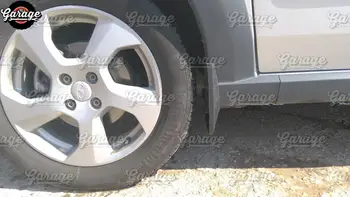 Blatníky na přední kola pro Lada Largus Cross - široké podobě Gumové příslušenství ochranný anti splash car styling tuning