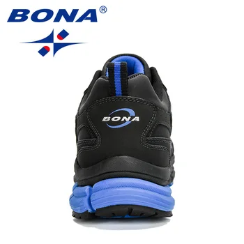 BONA 2020 Nové Designéry Akce Kůže je Běh, Chůze Sportovní Boty Pánské boty Ležérní Anti-smyk Byty Sportovní Boty Masculino