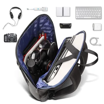 BOPAI Muži Batoh Slim Laptop Backpack pro 15.6 palcový Módní Office Vodotěsné Podnikání Backpacksfor Ultralight Ženy Mochila