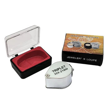 Caffox Mini Dřevěné Kladiva Bulk Obsahuje 30 Kusů Malá Dřevěná Palička Kovové Šperky Zvětšovací Sklo
