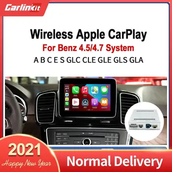CarlinKit 2.0 Dekodér, Bezdrátová Apple Carplay nebo Android Auto Pro Mercedes Benz NTG 4.5/4.7 Multimediální Hudební Inteligentní Auto Interface Box