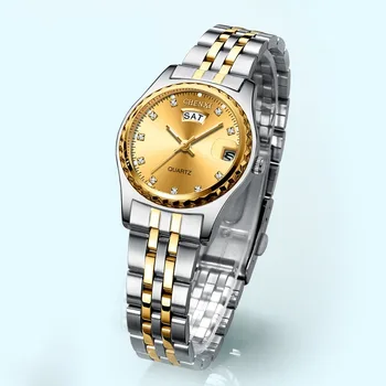 CHENXI Ženy Módní Hodinky Dámy Zlatý Náramek Náramkové Hodinky Luxusní Značky Dárky Pro Ženy Quartz Náramkové hodinky Reloj Mujer
