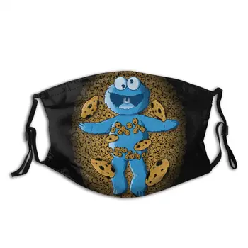 Cookie Monster American Cookie Opakovaně Úst Maska na Obličej Prachu ochranný Kryt Respirátor Muflové Masky s Filtry